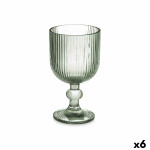 Copa de vino Verde Vidrio 260 ml (6 Unidades)