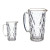 Jarra Vivalto J-38DL/BHA1-M Transparente Dorado Vidrio Diamante 1 L