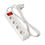 Regleta Enchufes 4 Tomas con interruptor EDM 41044 Schuko (3 m)