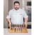 Cuchillo de Cocina Quttin Santoku Black 17 cm (24 Unidades)