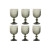 Set de Copas Home ESPRIT Gris Cristal 240 ml (6 Unidades)