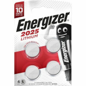 Pilas Energizer CR2025 3 V CR2025 (4 Unidades)