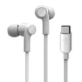 Auriculares con Micrófono Belkin ROCKSTAR Blanco