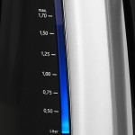 Hervidor y Tetera Eléctrica Melitta LOOK AQUA II BLACK EU Negro/Plateado Acero Inoxidable 2400 W 1,7 L