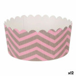 Molde para Repostería Quttin Rosa 6 Piezas 12 x 6 cm (12 Unidades)