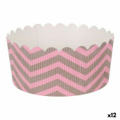 Molde para Repostería Quttin Rosa 6 Piezas 12 x 6 cm (12 Unidades)