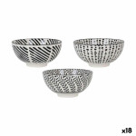 Bol para Aperitivos Alfares Nomi Negro ø 15,5 x 7,7 cm 15 x 7,3 cm (18 Unidades)