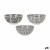 Bol para Aperitivos Alfares Nomi Negro ø 15,5 x 7,7 cm 15 x 7,3 cm (18 Unidades)