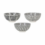 Bol para Aperitivos Alfares Nomi Negro ø 15,5 x 7,7 cm 15 x 7,3 cm (18 Unidades)