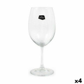 Set de copas de vino Crystalex Lara Cristal 450 ml Vino 6 Piezas (6 Unidades) (4 Unidades)