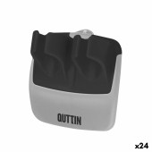 Pelador de Fruta y Verdura Quttin Negro Plateado (24 Unidades)