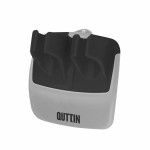 Pelador de Fruta y Verdura Quttin Negro Plateado (24 Unidades)