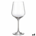 Set de copas de vino Bohemia Crystal Sira 580 ml 6 Piezas (4 Unidades)