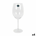Set de copas de vino Bohemia Crystal Clara 450 ml Vino 6 Piezas (4 Unidades)