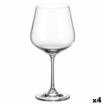 Set de copas de vino Bohemia Crystal Sira 600 ml 6 Piezas (6 Unidades) (4 Unidades)