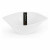 Bol para Aperitivos Pica-pica gourmet Blanco 15 x 11,5 x 4,2 cm (24 Unidades)