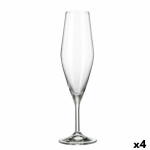 Copa de champán Bohemia Crystal Galaxia 210 ml Champagne 6 Piezas (6 Unidades) (4 Unidades)