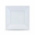 Set de platos reutilizables Algon Cuadrado Plástico 18 x 18 x 2 cm (36 Unidades)