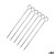 Set de Pinchos para Barbacoa Wooow Metal 6 Piezas 20 cm (36 Unidades)