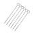 Set de Pinchos para Barbacoa Wooow Metal 6 Piezas 20 cm (36 Unidades)