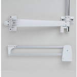 Herraje Motion Puerta Armario 480-580 Blanco Ptas.min.15Kgs - Max.50Kgs