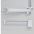 Herraje Motion Puerta Armario 480-580 Blanco Ptas.min.15Kgs - Max.50Kgs