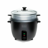 Arrocera Black & Decker ES9680120B Negro Acero Inoxidable 700 W 29 x 29 x 29 cm 1,8 L