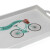 Bandeja Versa Bicicleta Madera MDF 30 x 5 x 45 cm