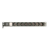Regleta 19" 8 Tomas Schuko con On/Off Switch GEMBIRD EG-PDU-014-FC14 (3 m)