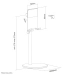 Soporte Neomounts DS10-200SL1          Plata