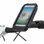 Soporte de Móvil para Bicicletas Muvit 5" Negro Plástico