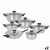 Batería de Cocina Quttin Genova 12 Piezas (2 Unidades)