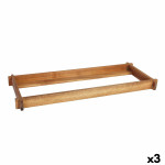 Tabla de servir Viejo Valle Acacia 53 x 16,2 x 4 cm (3 Unidades)