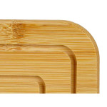 Salvamantel Kinvara 896 Natural Bambú Cuadrado 19 x 1 x 19 cm (24 Unidades)