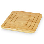 Salvamantel Kinvara 896 Natural Bambú Cuadrado 19 x 1 x 19 cm (24 Unidades)