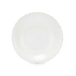 Plato Hondo Vivalto Blanco Vidrio opalino 21,5 x 3 x 21,5 cm (24 Unidades)