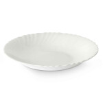 Plato Hondo Vivalto Blanco Vidrio opalino 21,5 x 3 x 21,5 cm (24 Unidades)