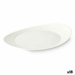 Plato Llano Vivalto LYBP-120 Blanco Vidrio opalino 30,5 x 3 x 26 cm (18 Unidades)