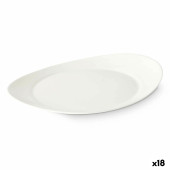 Plato Llano Vivalto LYBP-120 Blanco Vidrio opalino 30,5 x 3 x 26 cm (18 Unidades)