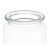 Tarro Transparente Vidrio 250 ml 8 x 13 x 8 cm (24 Unidades) Con Tapa