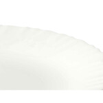 Plato Llano Vivalto Blanco Vidrio opalino 24 x 2 x 24 cm (24 Unidades)