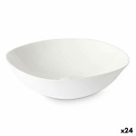 Fuente de Cocina Vivalto Blanco Vidrio opalino Cuadrado 21,5 x 7 x 21,5 cm (24 Unidades)