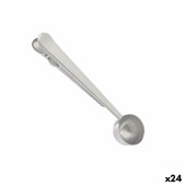 Cacito medidor Kinvara W4034 Acero Inoxidable 17,5 x 17,5 x 2,5 cm Pinza (24 Unidades)