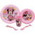 Set de Menaje Infantil Minnie Mouse CZ11312 Rosa 5 Piezas
