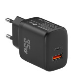 Cargador de Pared LEOTEC LECSPH35W2K Negro 35 W