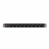 Regleta Enchufes 9 Tomas con Interruptor Lanberg PDU-09F-0300-BK (3 m)