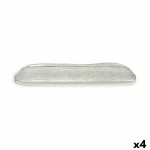 Fuente de Cocina Vivalto Oasis Transparente Vidrio 18 x 2 x 47 cm (4 Unidades)