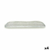 Fuente de Cocina Vivalto Oasis Transparente Vidrio 18 x 2 x 47 cm (4 Unidades)