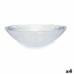 Ensaladera Vivalto Rio Transparente Cristal 30,5 x 8,6 x 30,5 cm (4 Unidades)