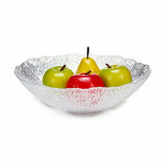 Ensaladera Vivalto Rio Transparente Cristal 30,5 x 8,6 x 30,5 cm (4 Unidades)